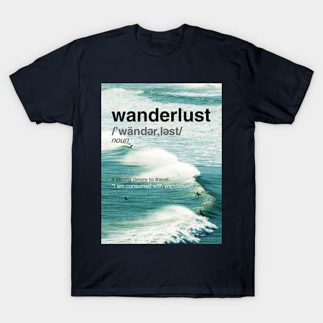 Wanderlust Ocean T-Shirt by UrbanEpiphany